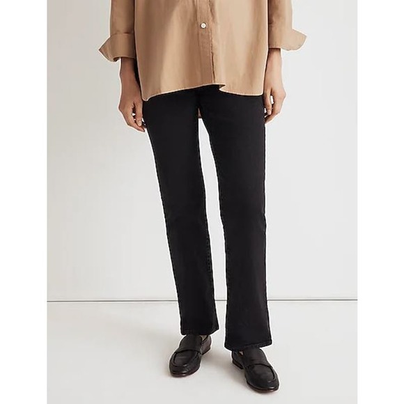 Madewell The Maternity Over-The-Belly '90s Straight Jean Belmere Wash Women's 29 - Picture 3 of 9